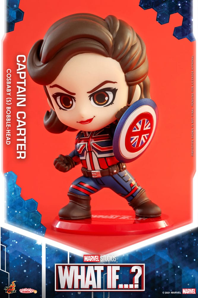 Cosbaby Captain Carter - Marvel What If...? - Hot Toys - Brand New