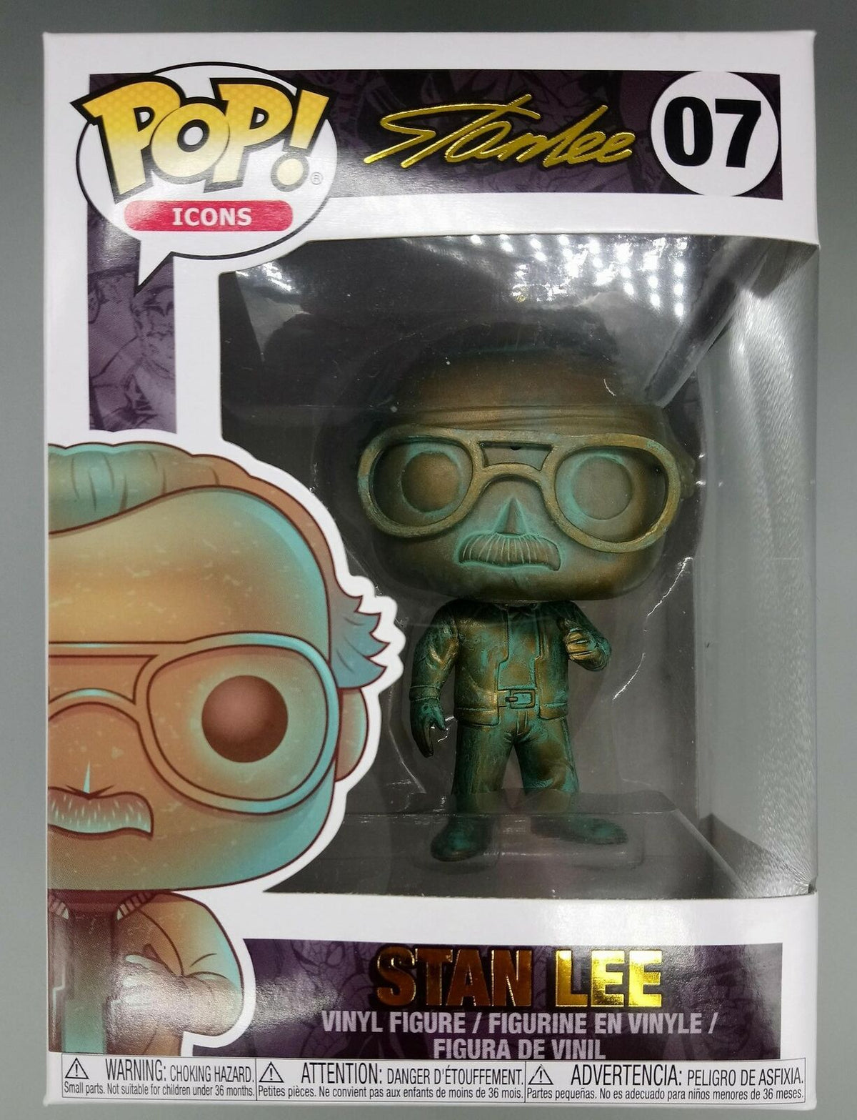 07 Stan Lee (Patina) - Stan Lee Funko POP Funko