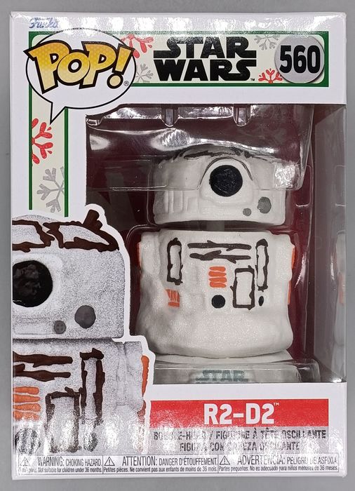 560 R2-D2 (Snowman) Star Wars - Holidays - Funko POP - Box Damaged