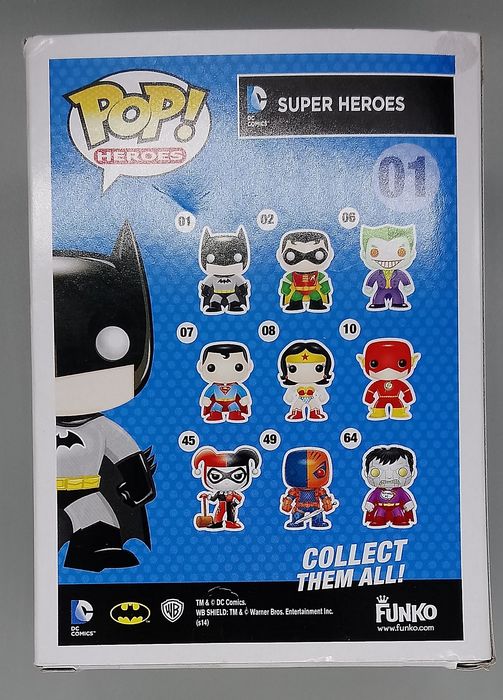 01 Batman (DC Super Heroes) - Box Damaged Funko POP