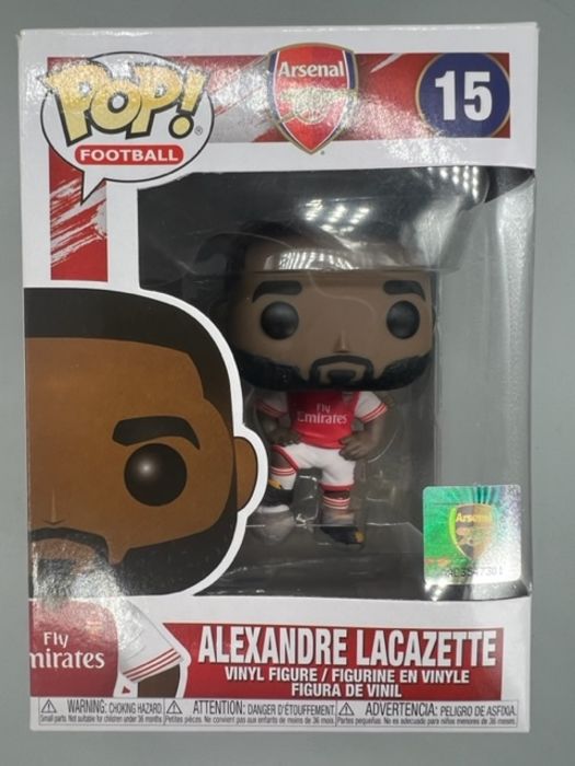 15 Alexandre Lacazette - Arsenal FC - Box Damaged Funko POP