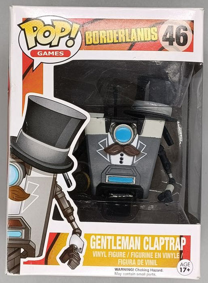 46 Gentleman Claptrap - Borderlands - Funko POP - Box Damaged