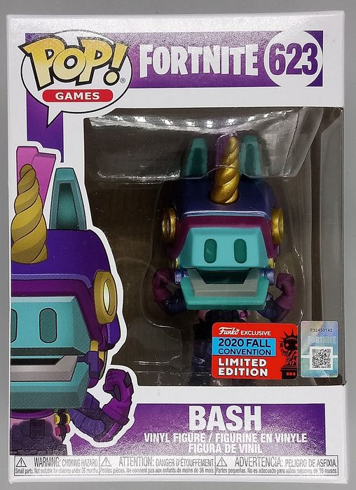 623 Bash - Fortnite - 2020 Con - Box Damaged Funko POP
