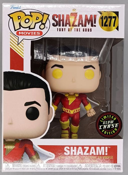 1277 Shazam Glow Chase - DC Shazam Fury of the Gods Box Damaged Funko POP Funko