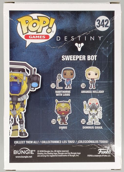 342 Sweeper Bot - Destiny - 2018 Con - Box Damaged Funko POP