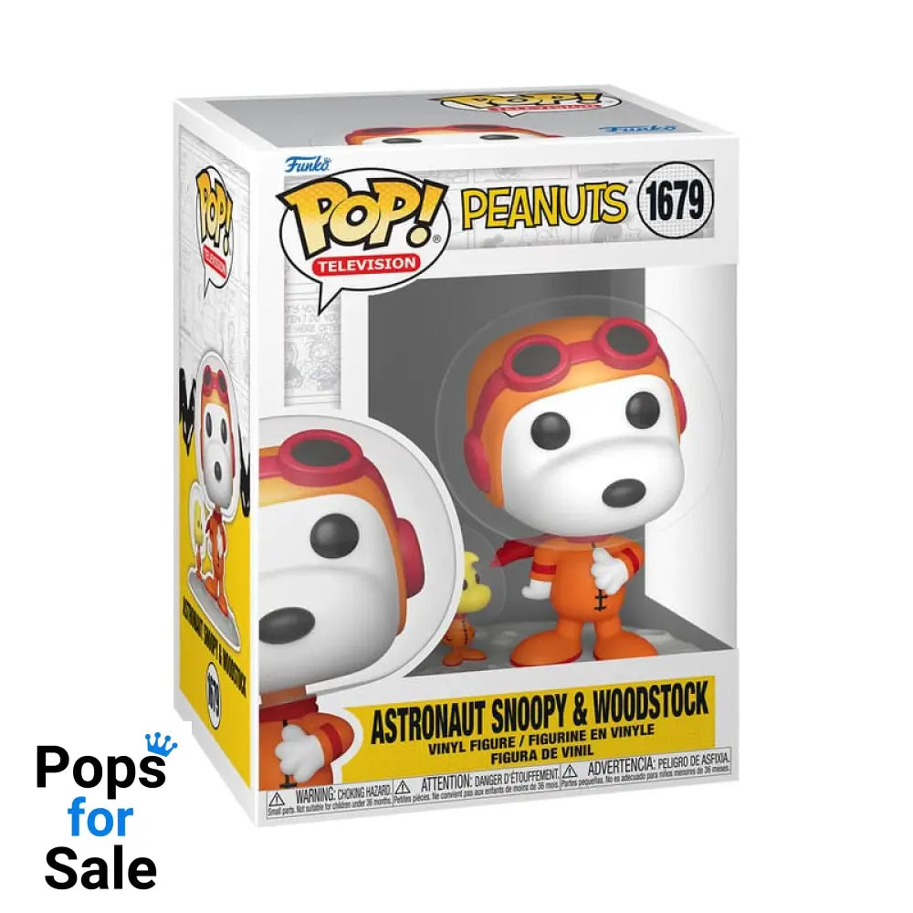 1679 Astronaut Snoopy & Woodstock - Peanuts Funko POP PRESALE Funko