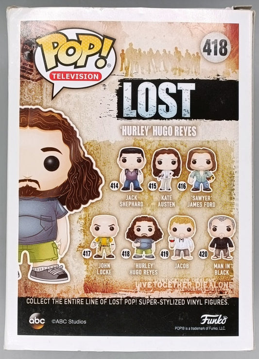 418 Hurley Hugo Reyes - LOST - Box Damaged Funko POP