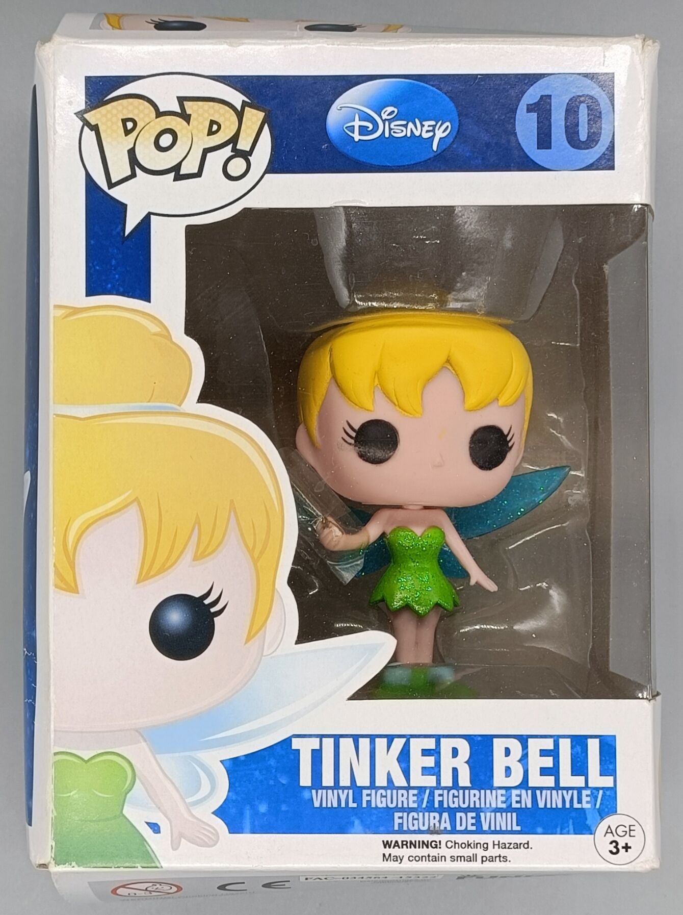 10 Tinker Bell - Glitter - Disney Peter Pan  (Box Damage)