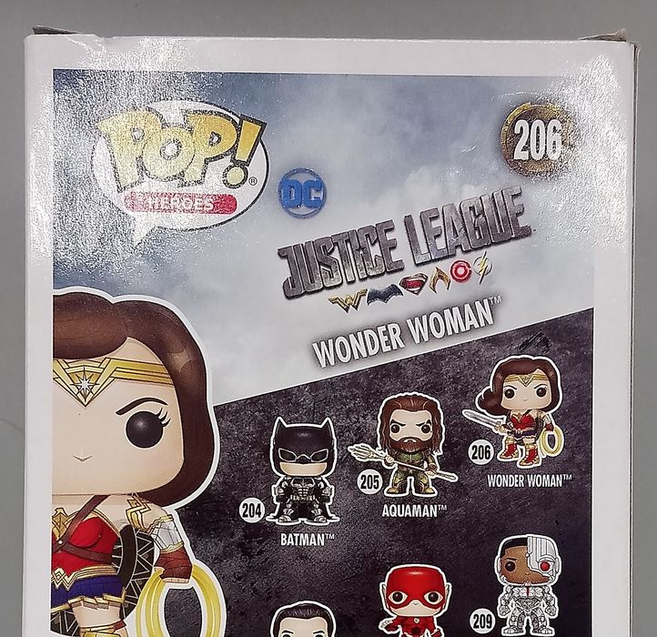 206 Wonder Woman - DC Justice League - Box Damaged Funko POP