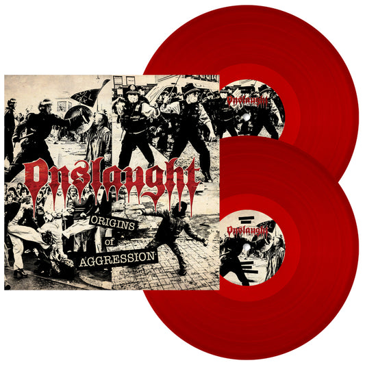 Onslaught - Origins Of Aggression (2Lp Thermonuclear Red Transparent Vinyl) - Metal - DLP