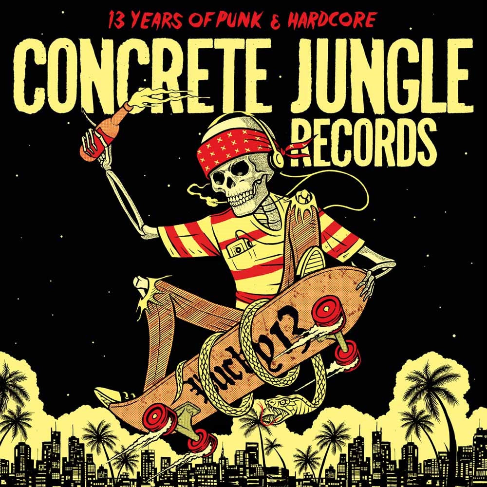 Various Artists - Concrete Jungle Records - Lucky 13 - Punk - CDD