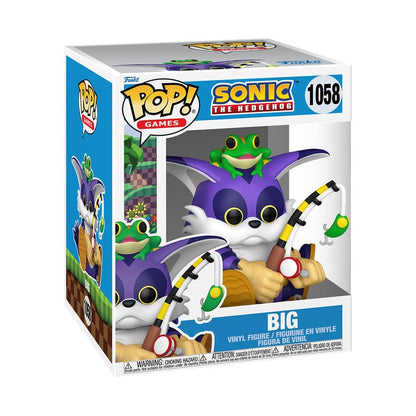 1058 Big the Cat with Froggy - 6 Inch - Sonic the Hedgehog Funko POP PRESALE