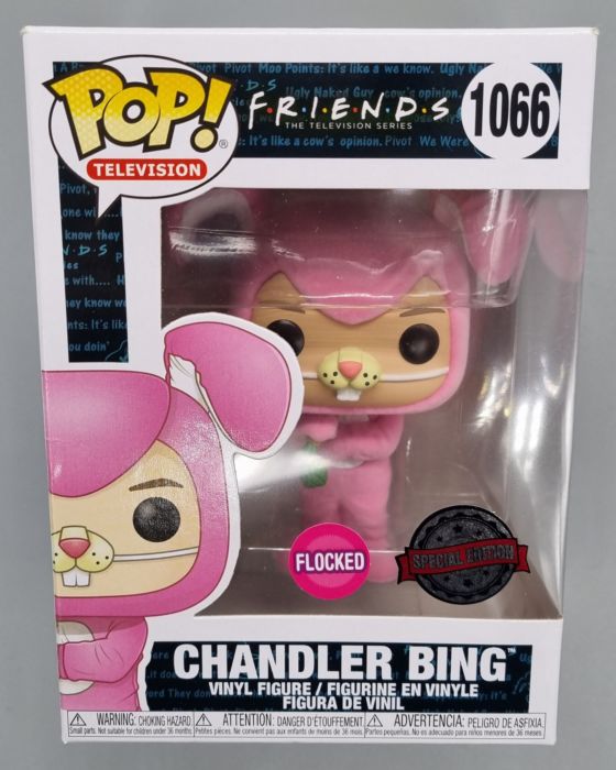 1066 Chandler Bing (Bunny) - Flocked - Friends Funko POP Funko
