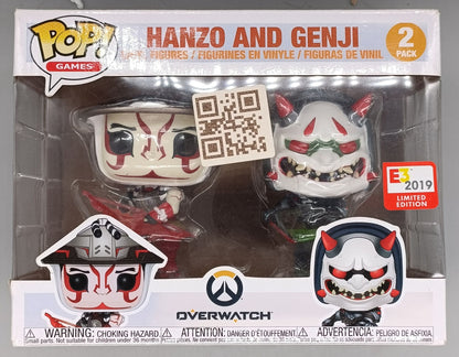 [2 Pack] Hanzo and Genji - Overwatch - Funko POP - Box Damaged Funko