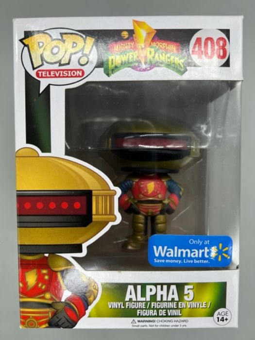 408 Alpha 5 (Red & Gold) - Power Rangers - Box Damaged Funko POP Funko