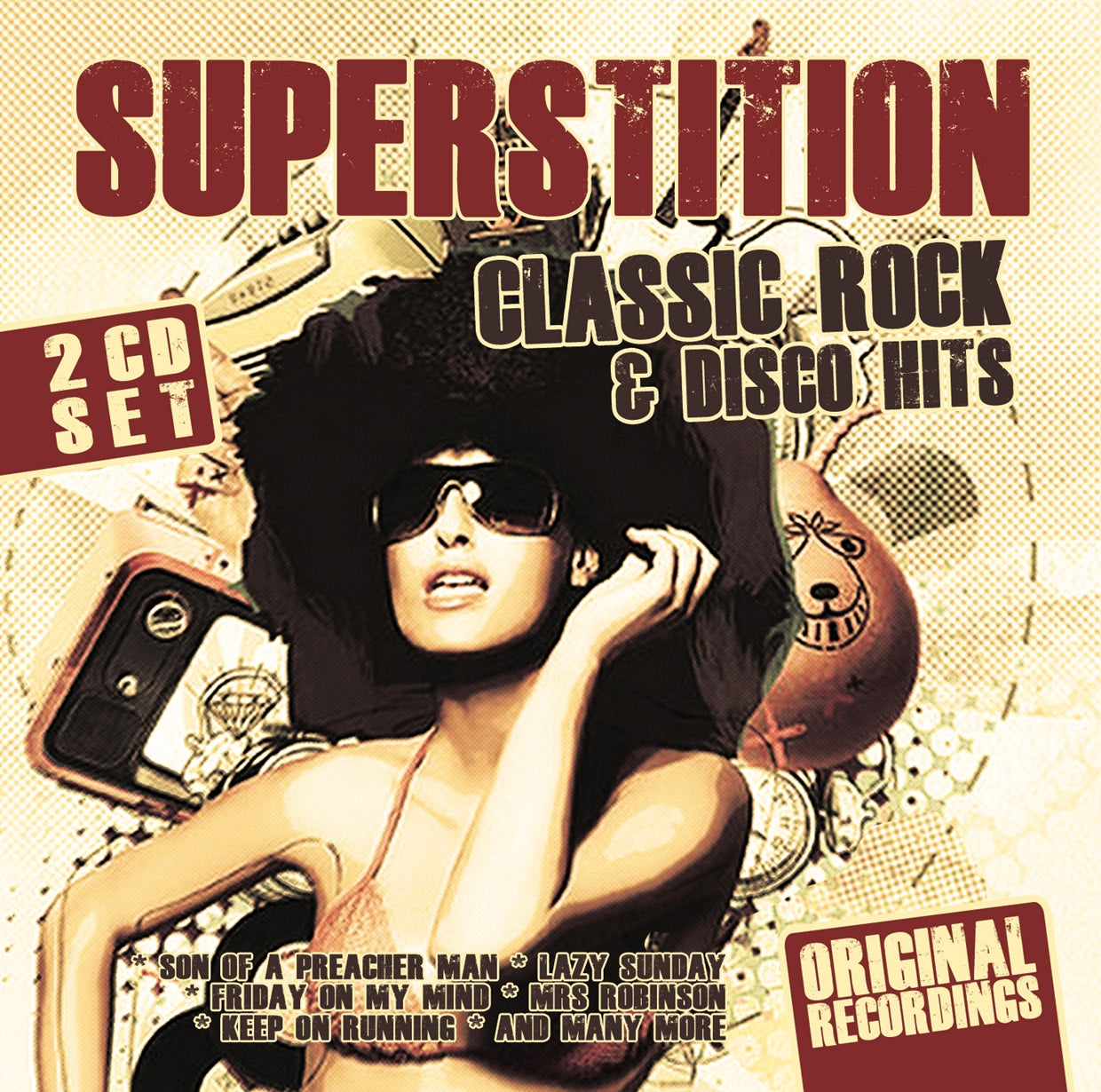 Various Artists - Superstition  Classic Rock And Disco Hits (2Cd) - Rock/Pop - DCD