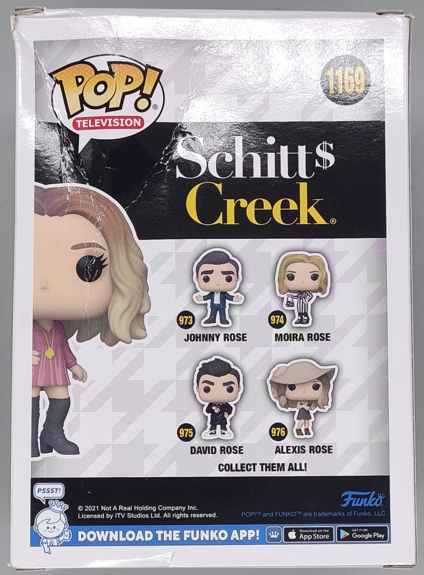 1169 Alexis Rose (A Little Bit Alexis) Schitts Creek - 2021 Con Funko POP (Box Damage)