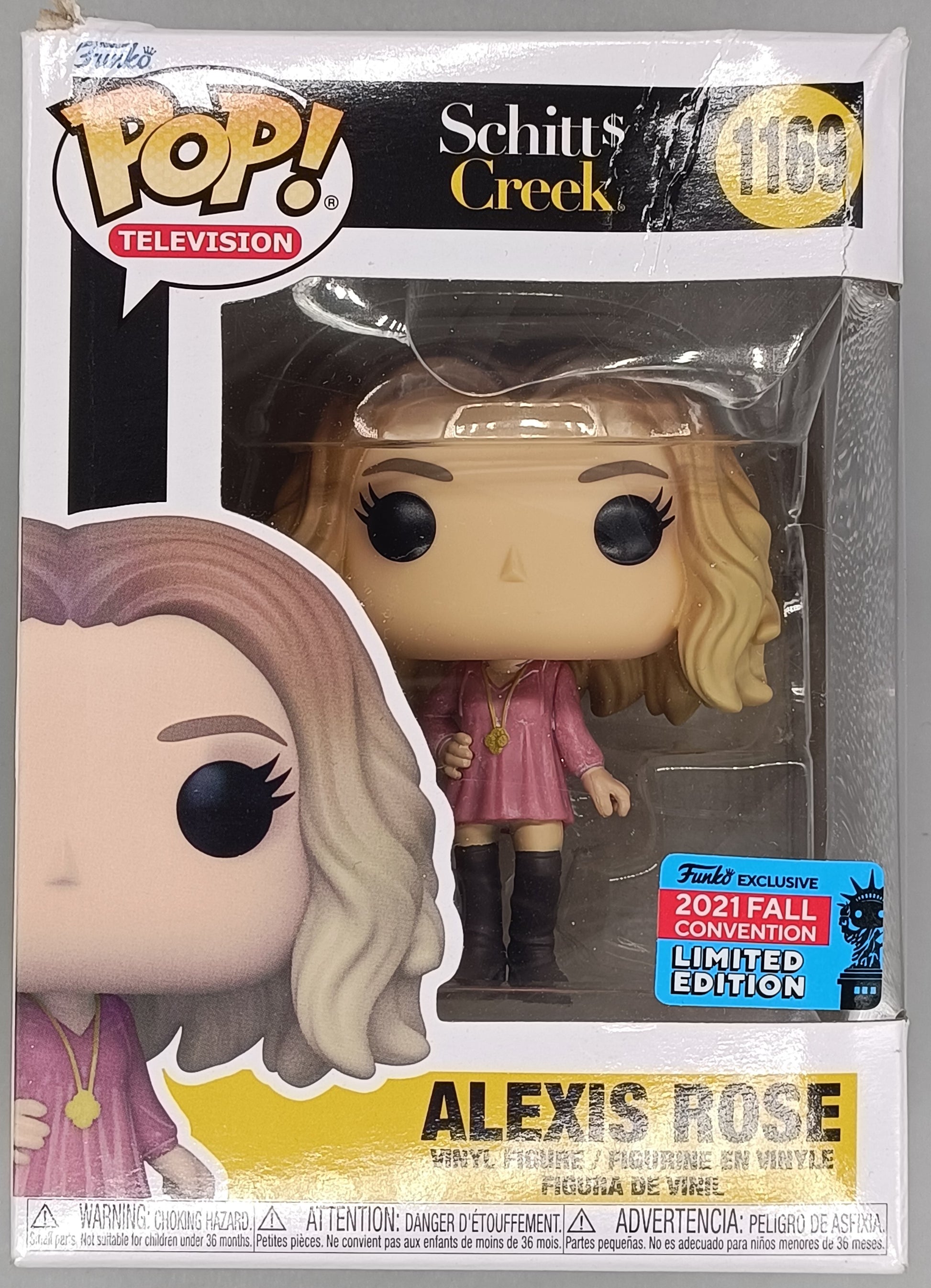 1169 Alexis Rose (A Little Bit Alexis) Schitts Creek - 2021 Con Funko POP (Box Damage)