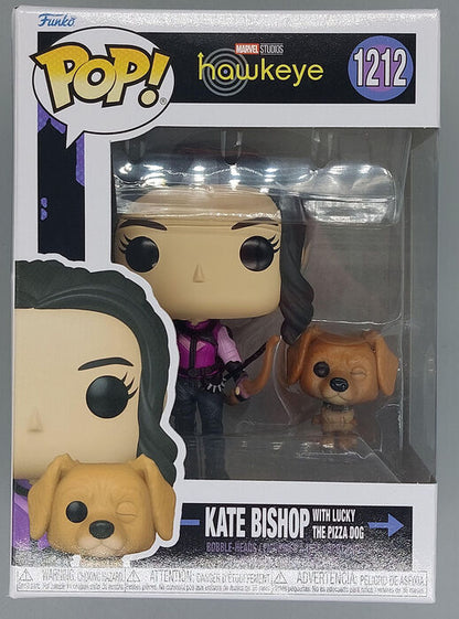 1212 Kate Bishop (with Lucky) Marvel Hawkeye Box Damaged Funko POP
