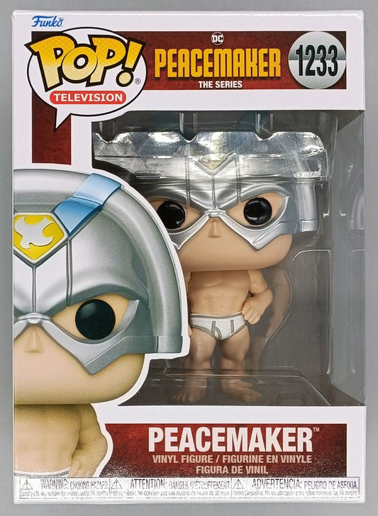 1233 Peacemaker (in Underwear) - DC Peacemaker Funko POP (Box Damage)