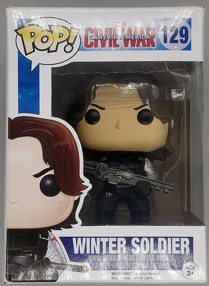 129 Winter Soldier Marvel Captain America Civil War Box Damaged Funko POP