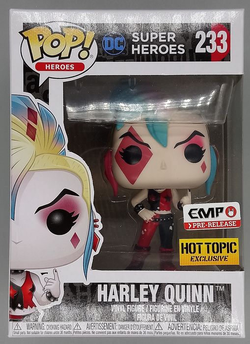 233 Harley Quinn (Skull Bags) Punk - DC Super Heroes Funko POP