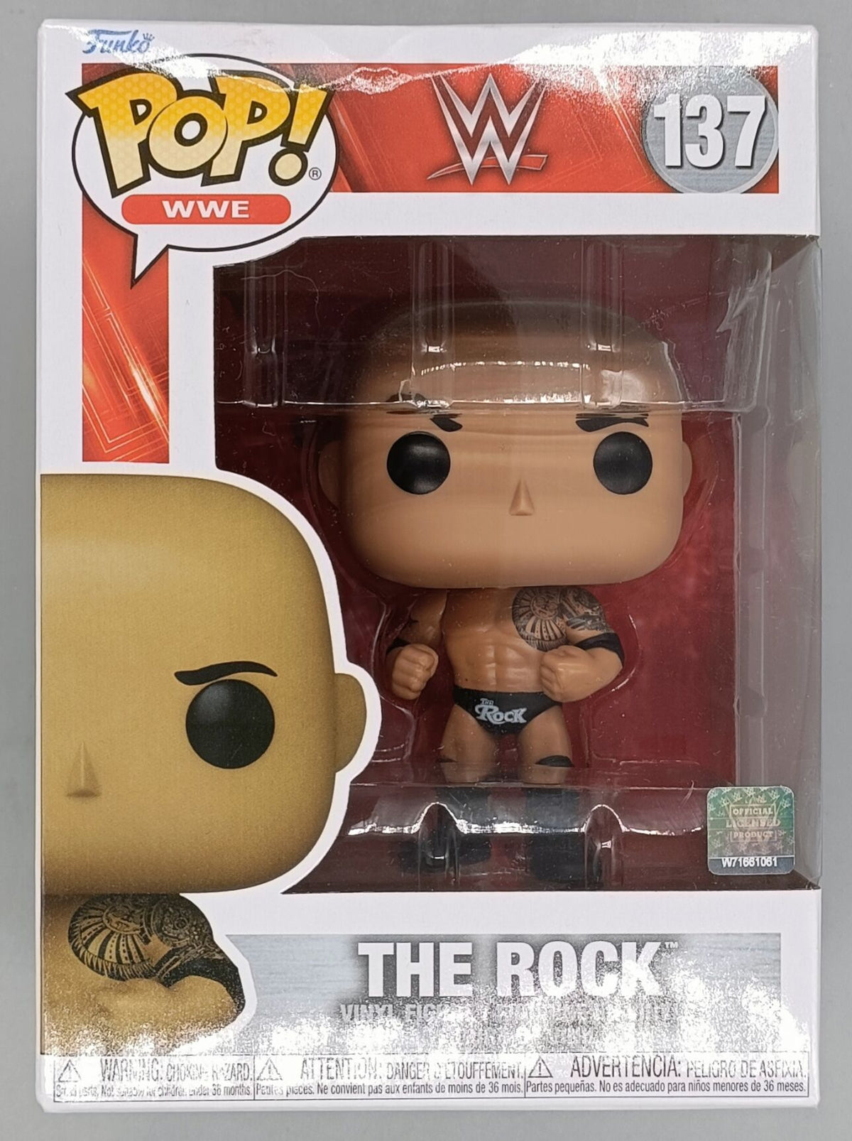 137 The Rock - WWE Funko POP (Box Damage)