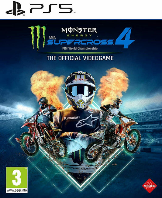 Monster Energy Supercross The official Video Game 4 for Playstation 5 (PS5) Funko