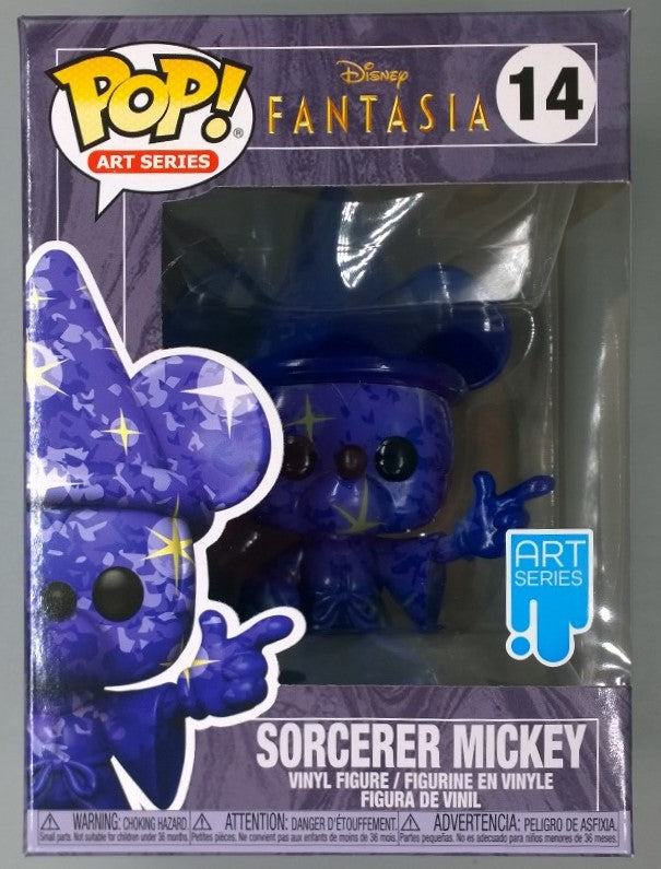 14 Sorcerer Mickey (1) - Art Series Fantasia 80th Disney Funko POP