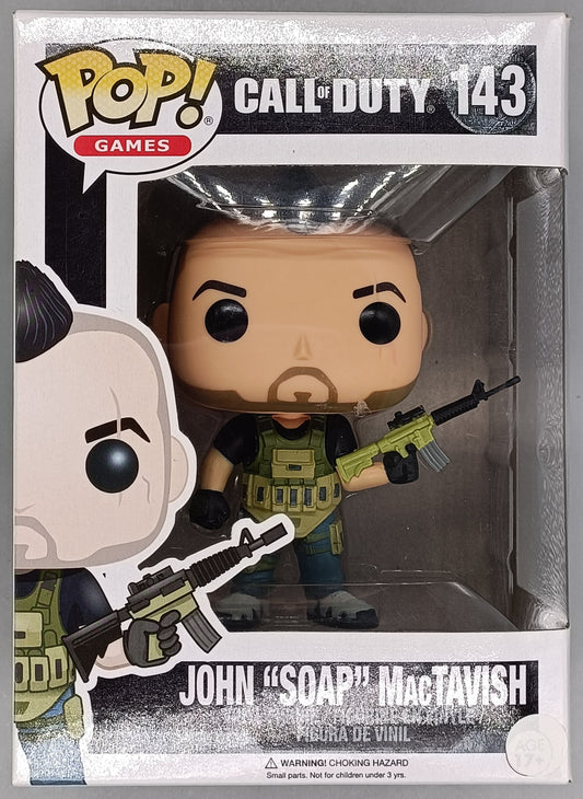 143 John Soap MacTavish - Call of Duty Funko POP (Box Damage)