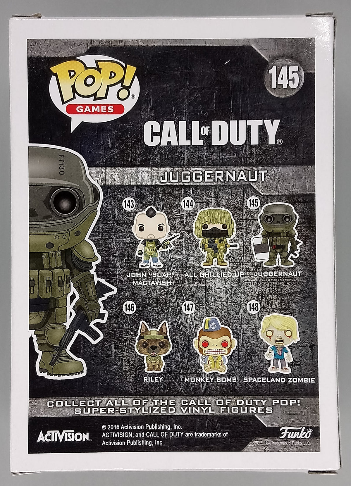 145 Juggernaut - Call Of Duty Funko POP (Box Damage)