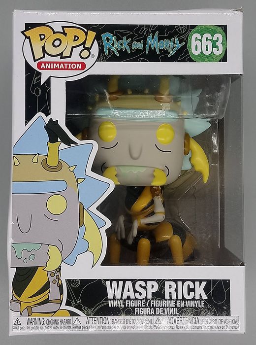 663 Wasp Rick - Rick and Morty - Funko POP - Box Damaged - FanofThings.co.uk