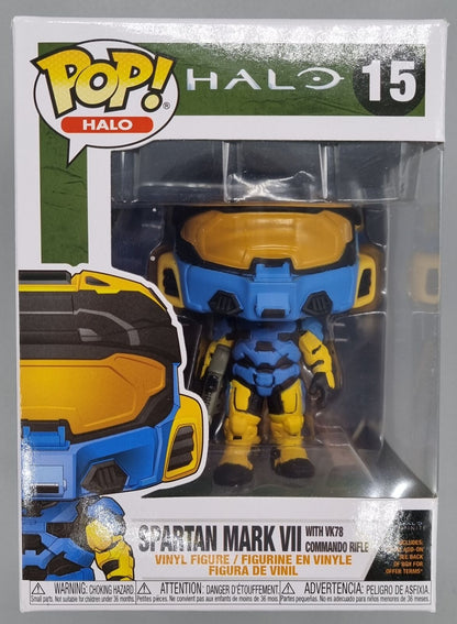 15 Spartan Mark VII (with VK78 Rifle in Funko Deco) Halo Funko POP Funko