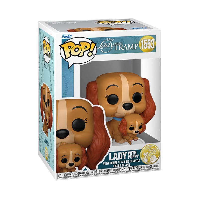 1553 Lady with Puppy - Disney Lady and the Tramp Funko POP - Brand New