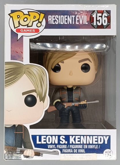 156 Leon S. Kennedy - Resident Evil Funko POP (Box Damage)