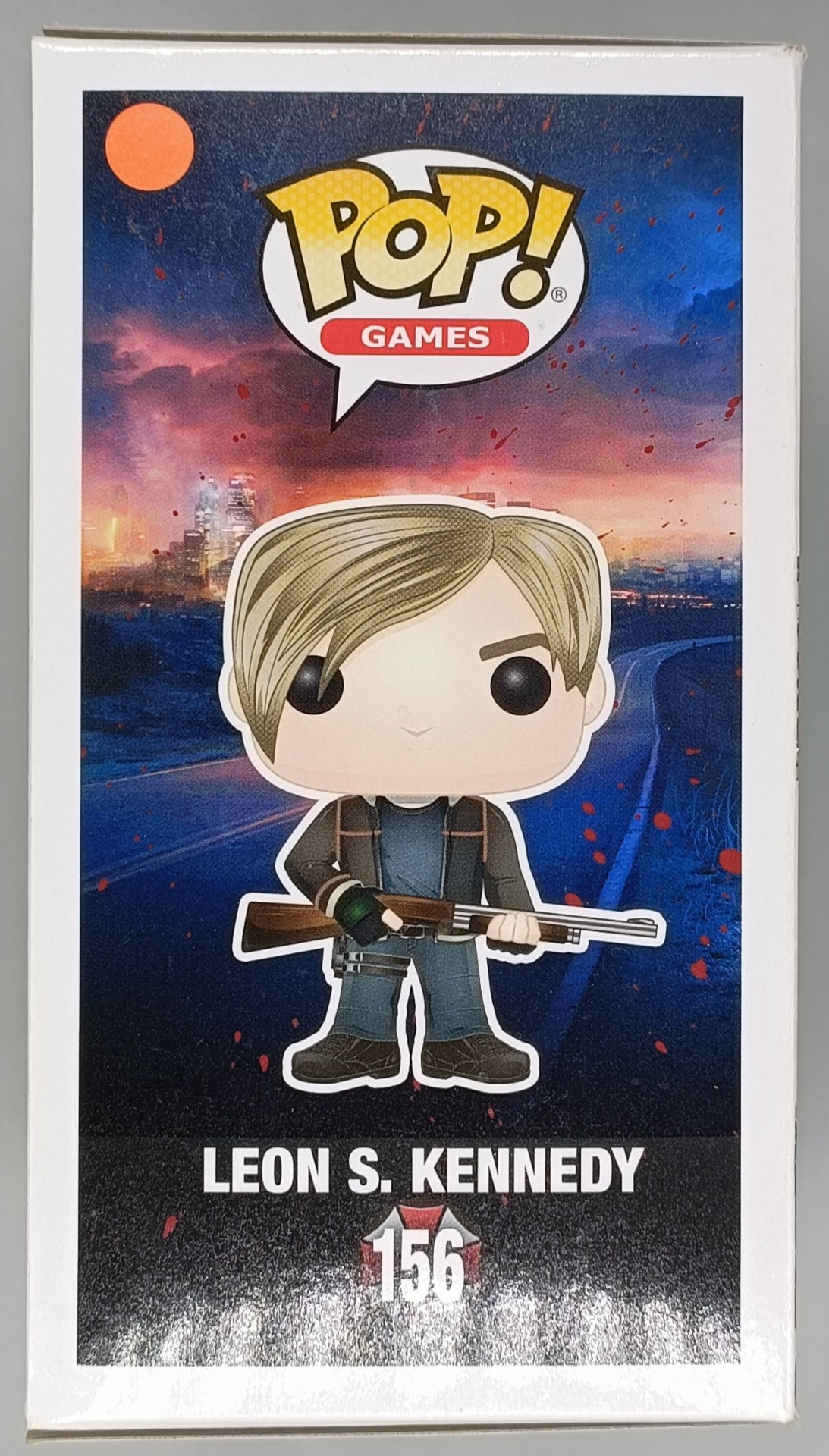 156 Leon S. Kennedy - Resident Evil Funko POP (Box Damage)