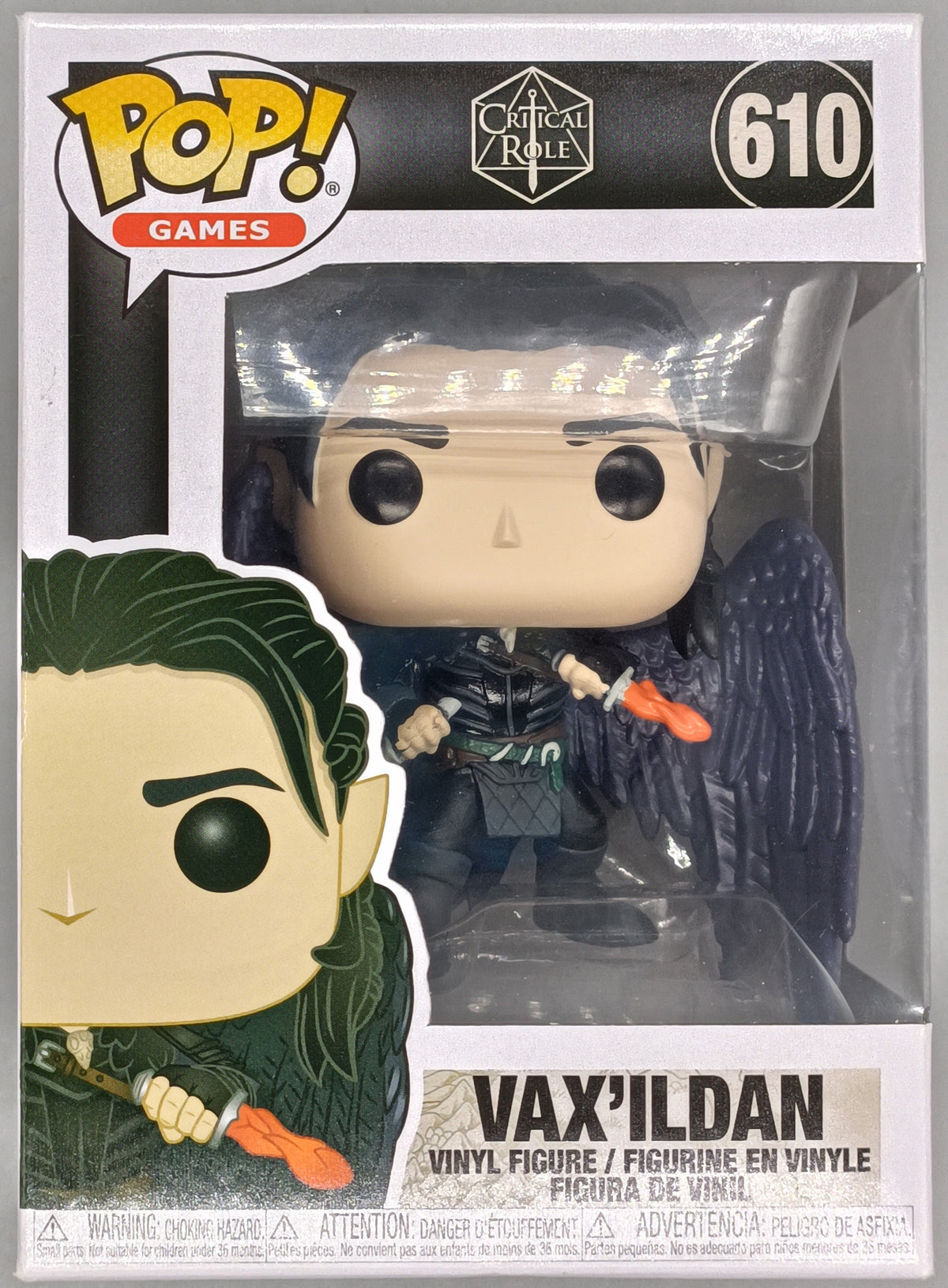610 Vax'ildan - Critical Role - Box Damaged Funko POP Funko
