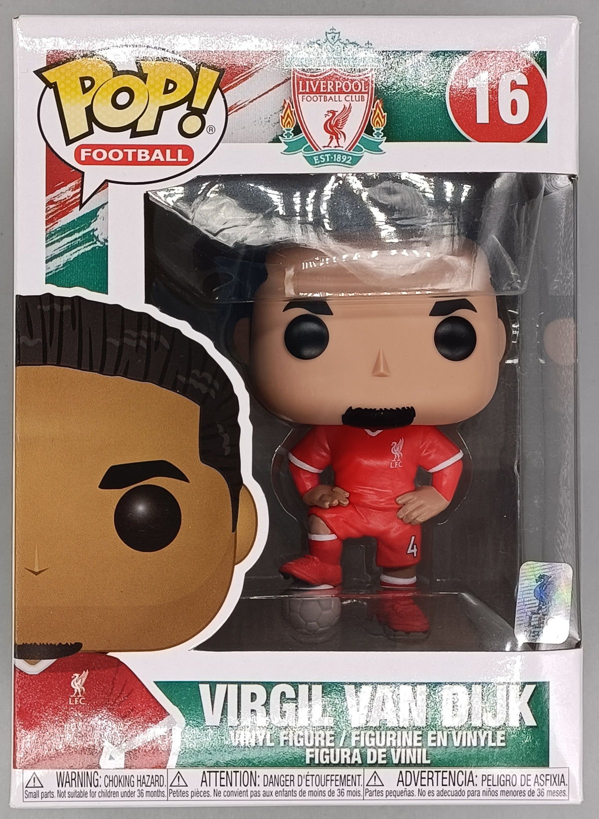 16 Virgil van Dijk - Liverpool FC Funko POP [New]