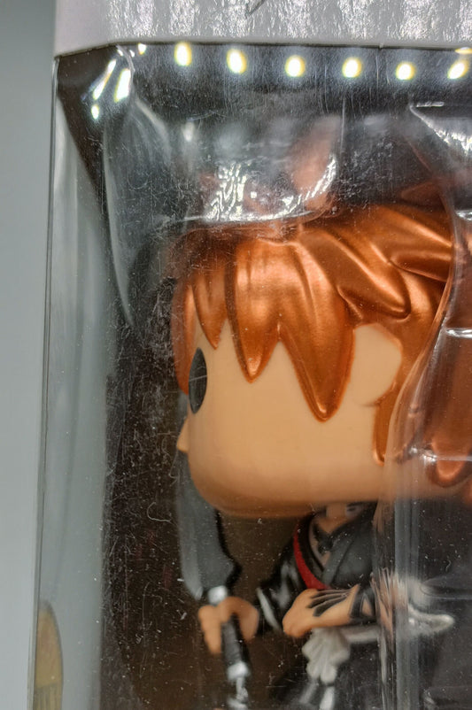 1610 Ichigo Kurosaki - Metallic Chase Bleach Funko POP Box Damaged