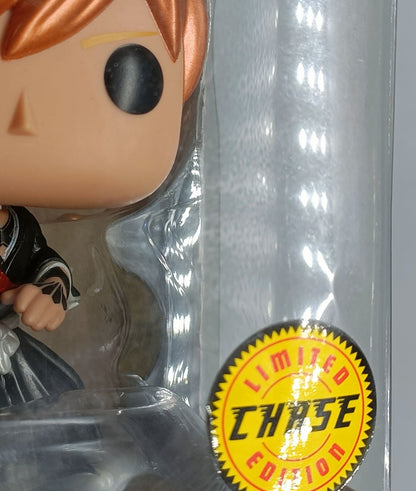 1610 Ichigo Kurosaki - Metallic Chase Bleach Funko POP Box Damaged