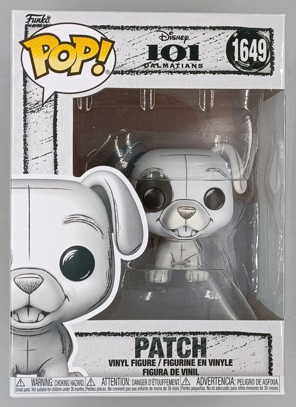 1649 Patch Sketched - Disney 101 Dalmations Funko POP [New]