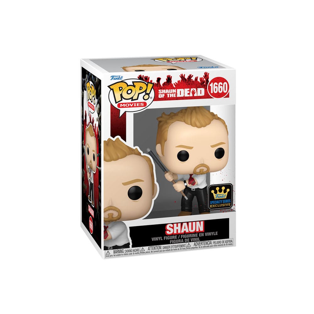 1660 Shaun with Cue - Shaun of the Dead Funko POP - Brand New