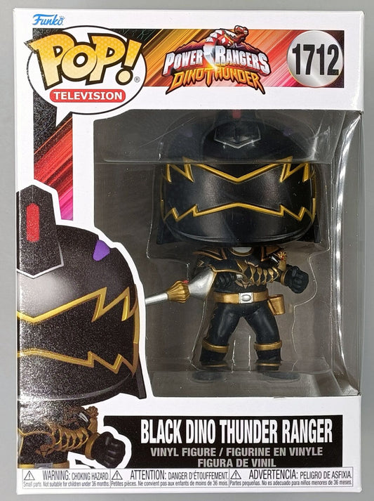 #1712 Black Dino Thunder Ranger - The Power Rangers: Dino Th Funko POP [New]