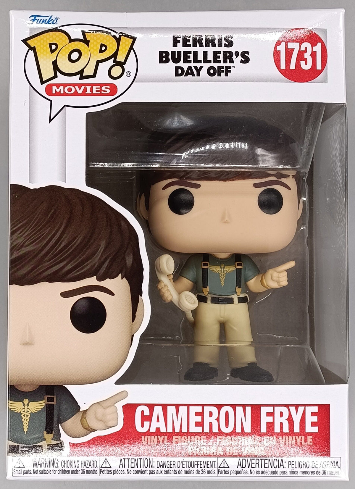 1731 Cameron Frye - Ferris Bueller's Day Off Funko POP (Box Damage)