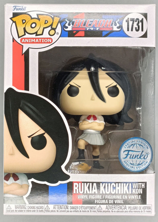 1731 Rukia Kuchiki w/Kon - Bleach Funko POP Box Damaged