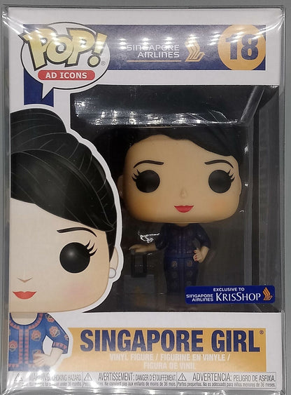 18 Singapore Girl - Ad Icons - Singapore Airlines Funko POP Funko