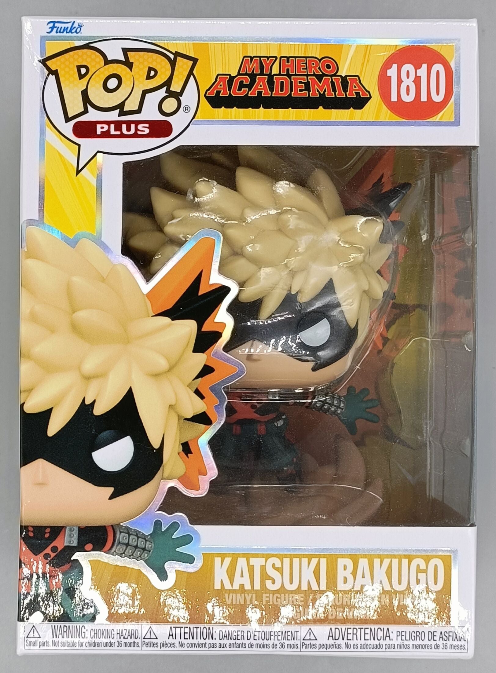 1810 Katsuki Bakugo (New Suit) - My Hero Academia Funko POP Box Damaged