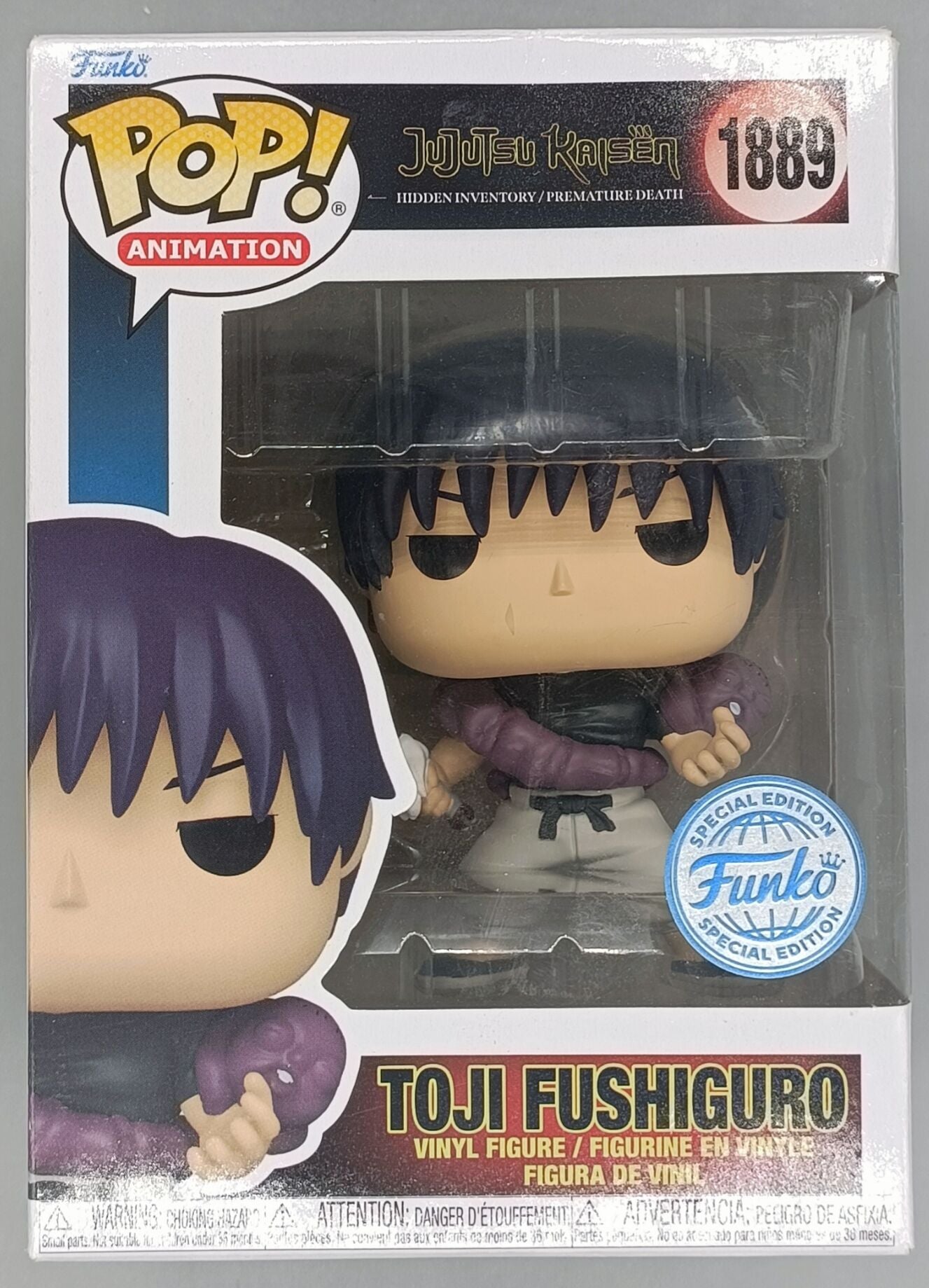 1889 Toji Fushiguro - Jujutsu Kaisen Funko POP Box Damaged