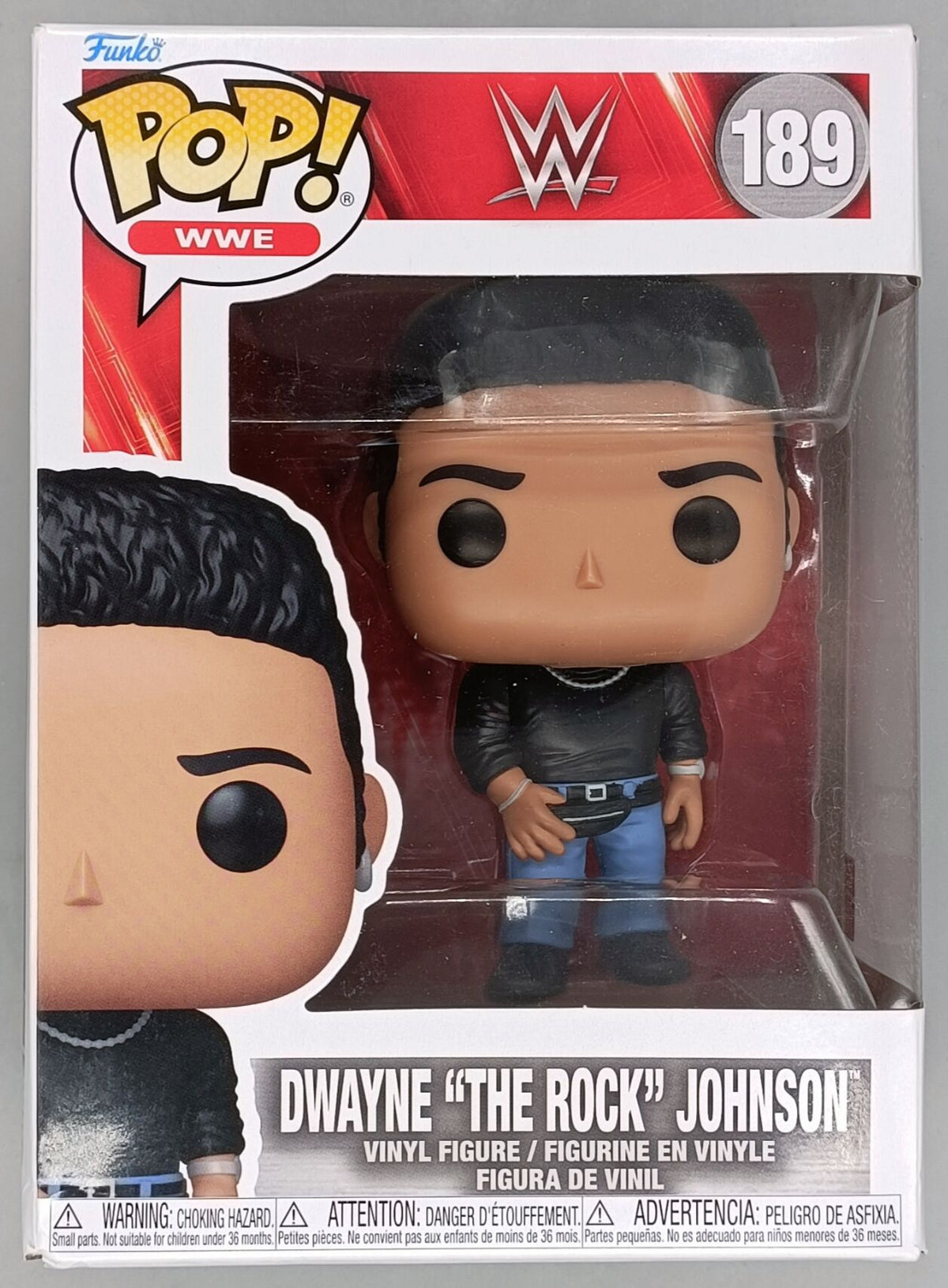 189 Dwayne "The Rock" Johnson - WWE Funko POP (Box Damage)