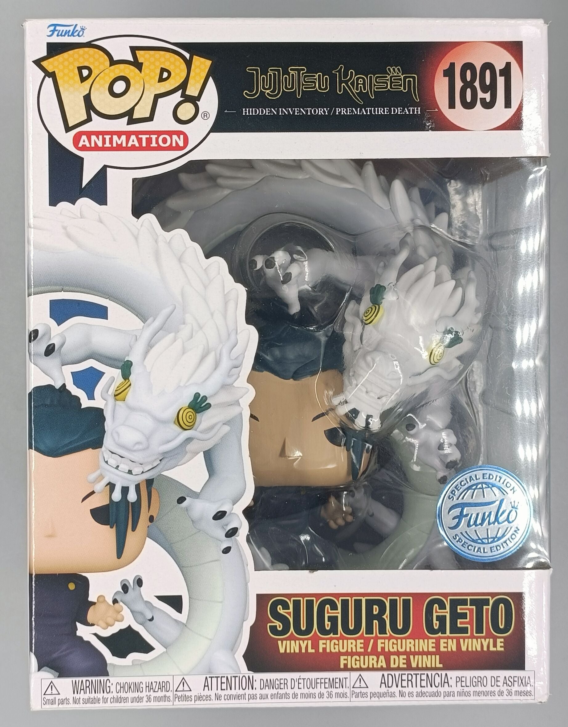 1891 Suguru Geto w/Dragon - Premium - Jujutsu Kaisen Funko POP
